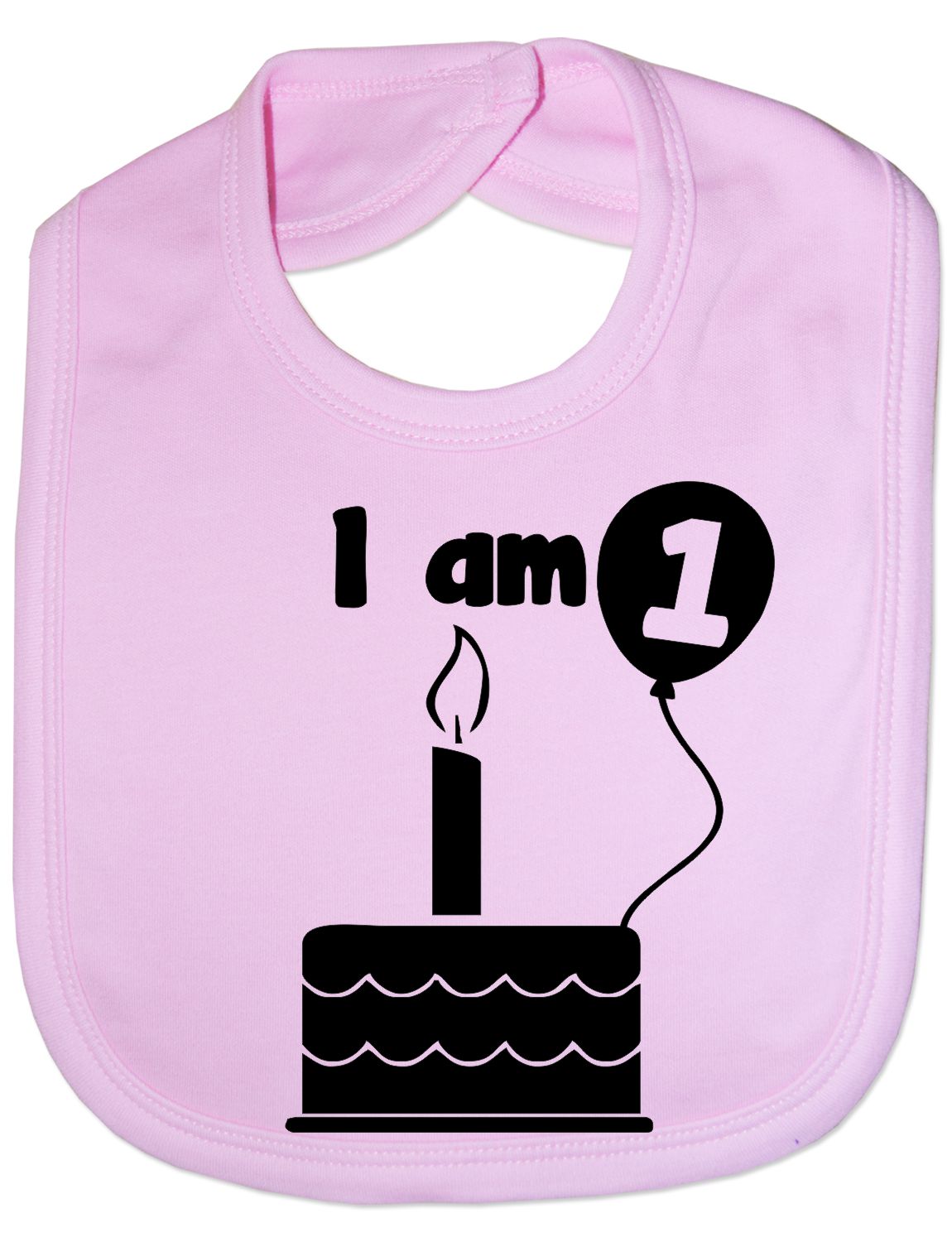 I Am One 1st Birthday Feeding Bib Present