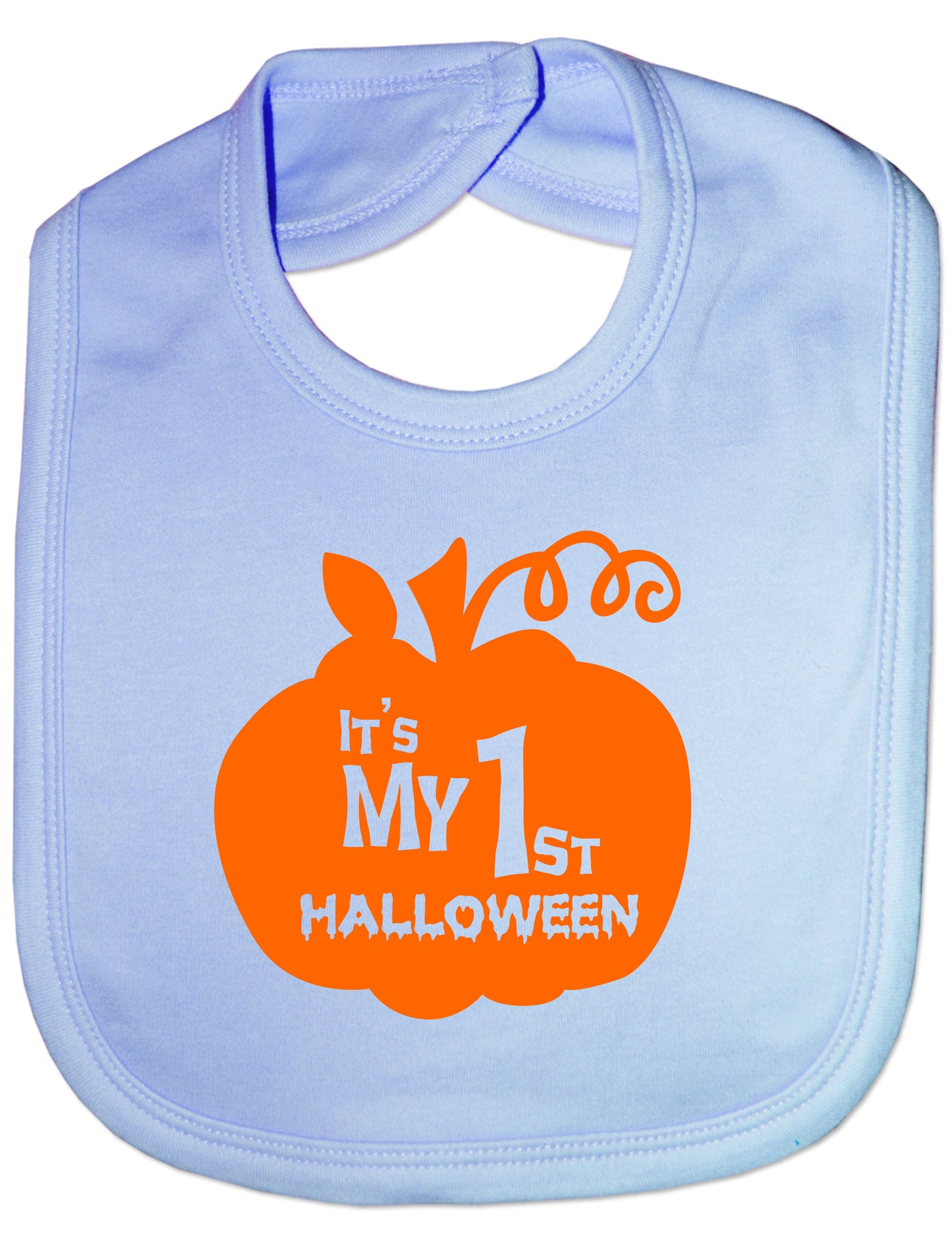 My 1st Halloween Pumpkin Feeding Bib