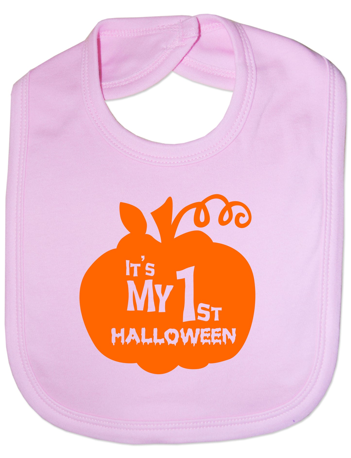 My 1st Halloween Pumpkin Feeding Bib