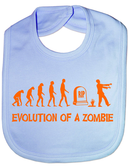 Evolution Of a Zombie Halloween Feeding Bib