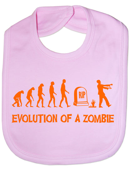 Evolution Of a Zombie Halloween Feeding Bib