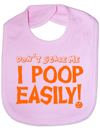 Don't Scare Me I Poop Halloween Feeding Bib