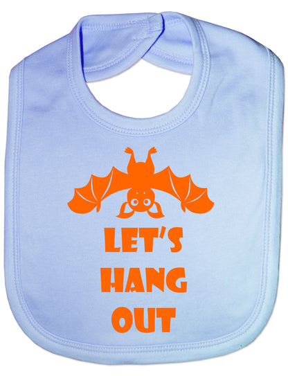 Lets Hang Out Halloween Feeding Bib
