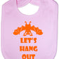 Lets Hang Out Halloween Feeding Bib