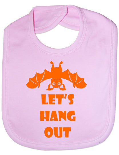 Lets Hang Out Halloween Feeding Bib