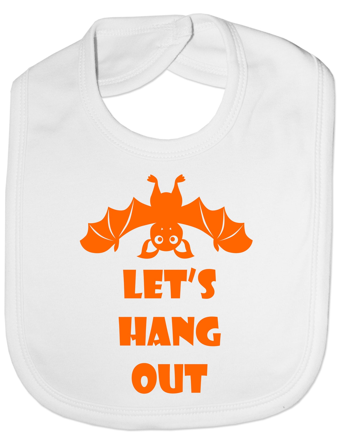 Lets Hang Out Halloween Feeding Bib