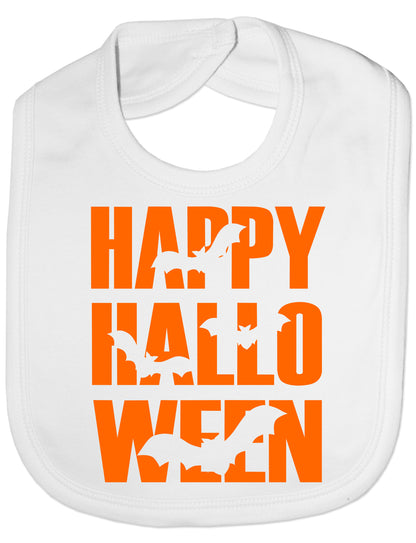 Halloween Bats Scary Spooky Feeding Bib