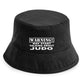 Warning May Talk About Judo Bucket Hat Martial Arts Gift for Men & Ladies