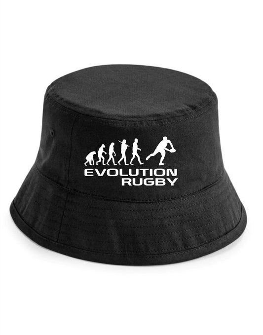 Evolution of Rugby Bucket Hat Sports Fan Rugby Gift For Men & Ladies