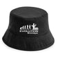 Evolution Of A Bricklayer Bucket Hat Work Related Gift For Men & Ladies