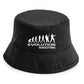 Evolution of Shooting Bucket Hat Clay Pigeon Gift for Men & Ladies