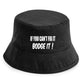 If You Cant Fix It Bodge It Bucket Hat Funny Birthday Gift Men & Ladies