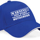 Warning May Talk About Motocross Baseball Cap Sport Gift For Men & Ladies