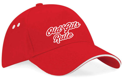 Old Gits Rule Baseball Cap Funny Birthday Lovers Gift For Men & Ladies