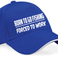 Born To Go Fishing Baseball Cap Fisherman's Birthday Gift For Men & Women
