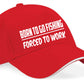 Born To Go Fishing Baseball Cap Fisherman's Birthday Gift For Men & Women