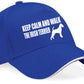 Keep Calm & Walk Irish Terrier Baseball Cap Dog Lovers Gift For Men & Ladies
