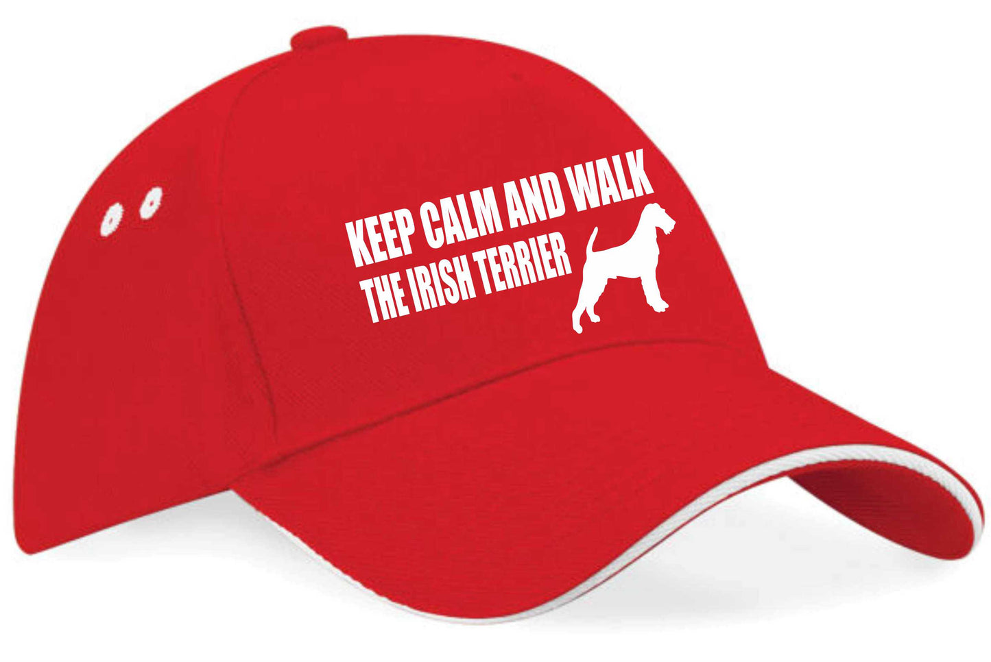 Keep Calm & Walk Irish Terrier Baseball Cap Dog Lovers Gift For Men & Ladies