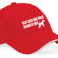 Keep Calm & Walk Wire Fox Terrier Baseball Cap Dog Lovers Gift For Men & Ladies