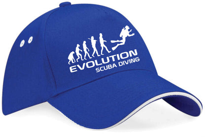 Evolution Of Scuba Diving Baseball Cap Birthday Gift Men & Ladies