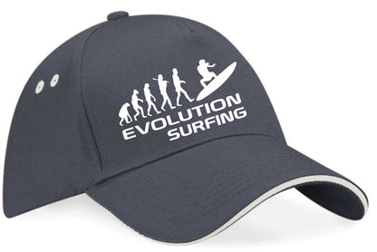 Evolution Of Surfing Baseball Cap Birthday Gift Watersports Men & Ladies
