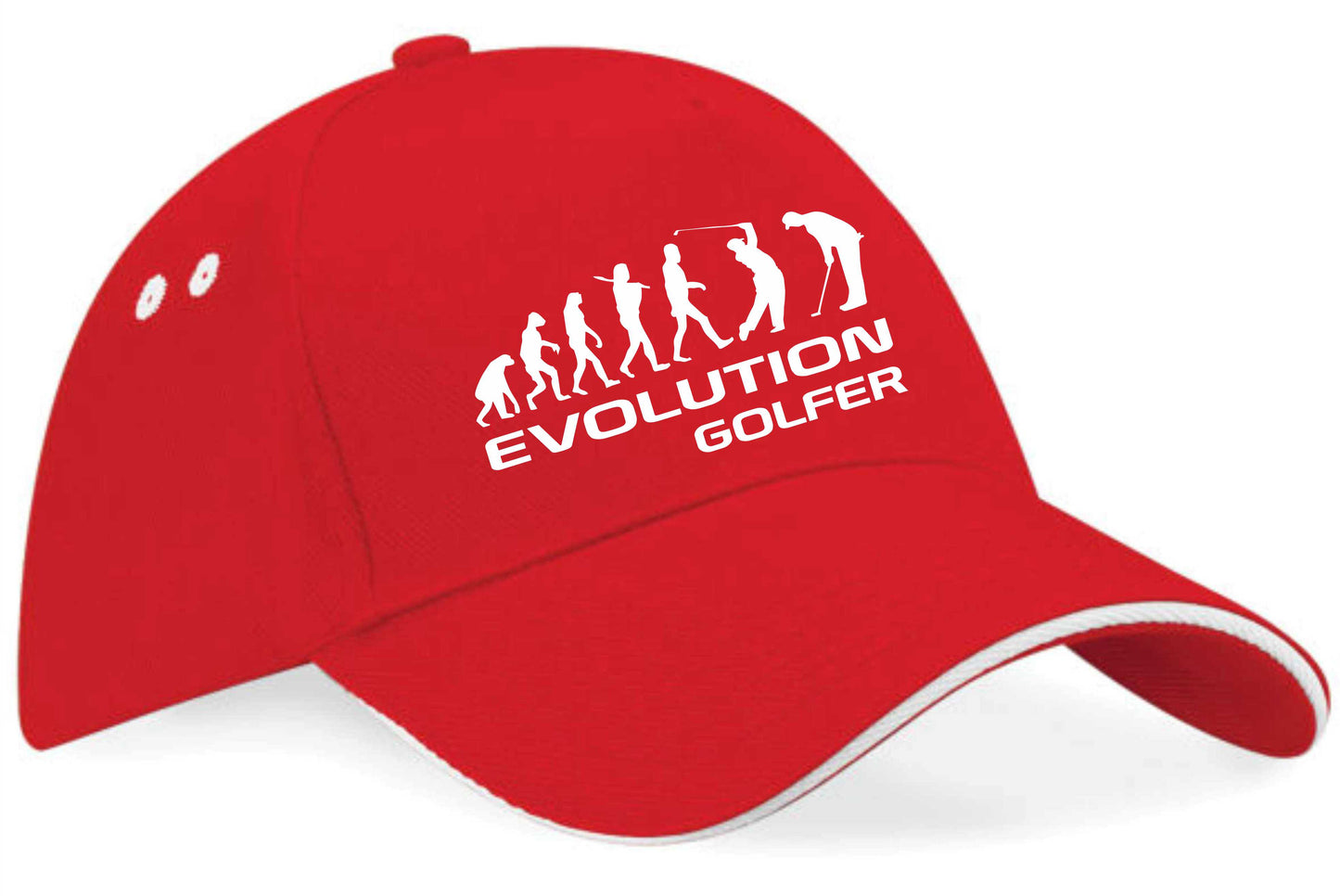 Evolution Of Golf Baseball Cap Birthday Gift For Golf Fan Unisex Cap