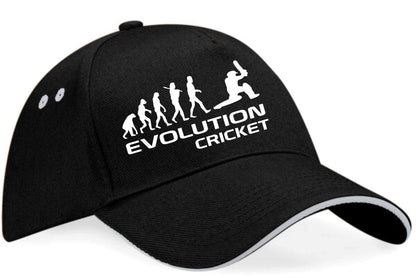 Evolution Of Cricket Baseball Cap Birthday Gift Sport Lovers Unisex Cap