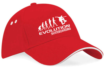 Evolution Of Skateboarding Baseball Cap Birthday Gift Sport Lovers Men & Womens