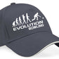 Evolution Of Bowling Baseball Cap Birthday Gift Crown Green Men & Womens