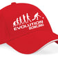 Evolution Of Bowling Baseball Cap Birthday Gift Crown Green Men & Womens