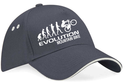 Evolution Of A Mountain Bike Baseball Cap Bikers Birthday Gift Unisex