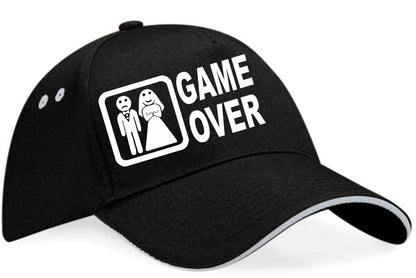 Game Over Baseball Cap Stag Night Stag Do Gift For Men