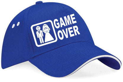 Game Over Baseball Cap Stag Night Stag Do Gift For Men