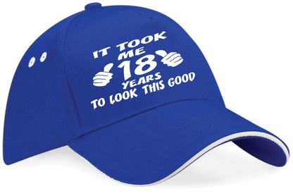 It Took 18 Years Look This Good Baseball Cap 18th Birthday Gift For Men & Women