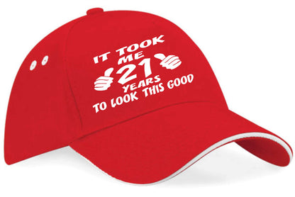 It Took 21 Years Look This Good Baseball Cap 21st Birthday Gift For Men & Women