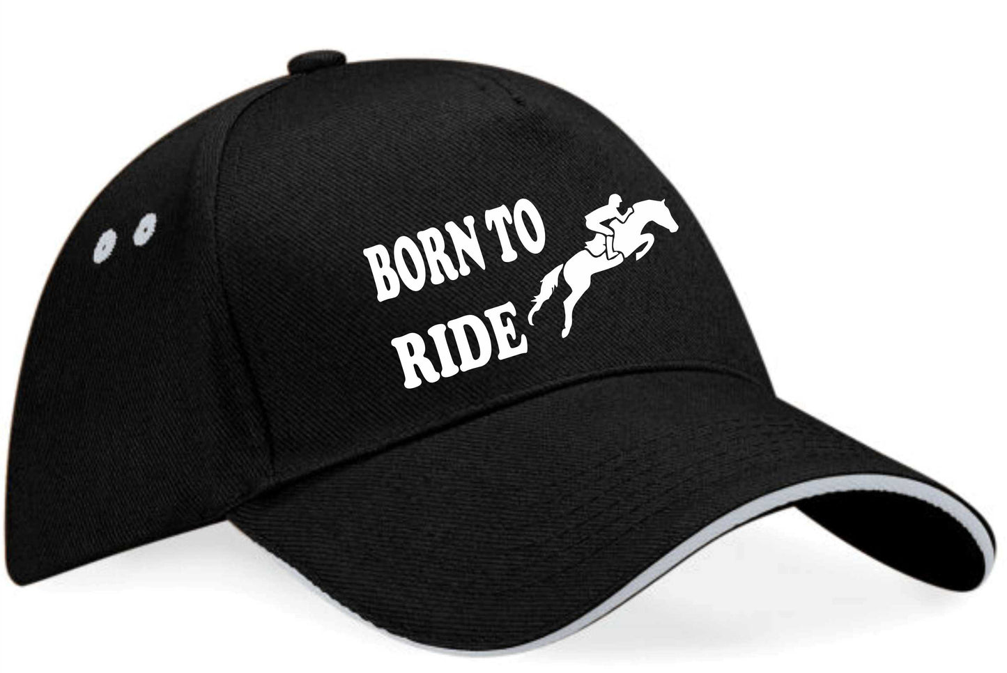 Born To Ride Baseball Cap Horse Riding Birthday Gift For Men & Women