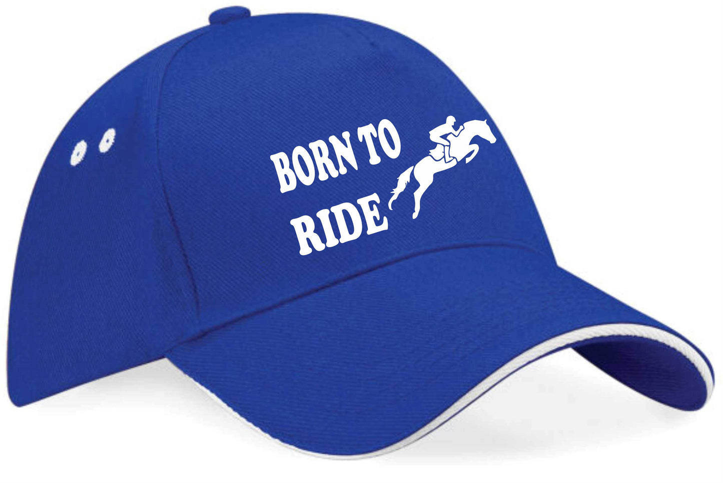 Born To Ride Baseball Cap Horse Riding Birthday Gift For Men & Women