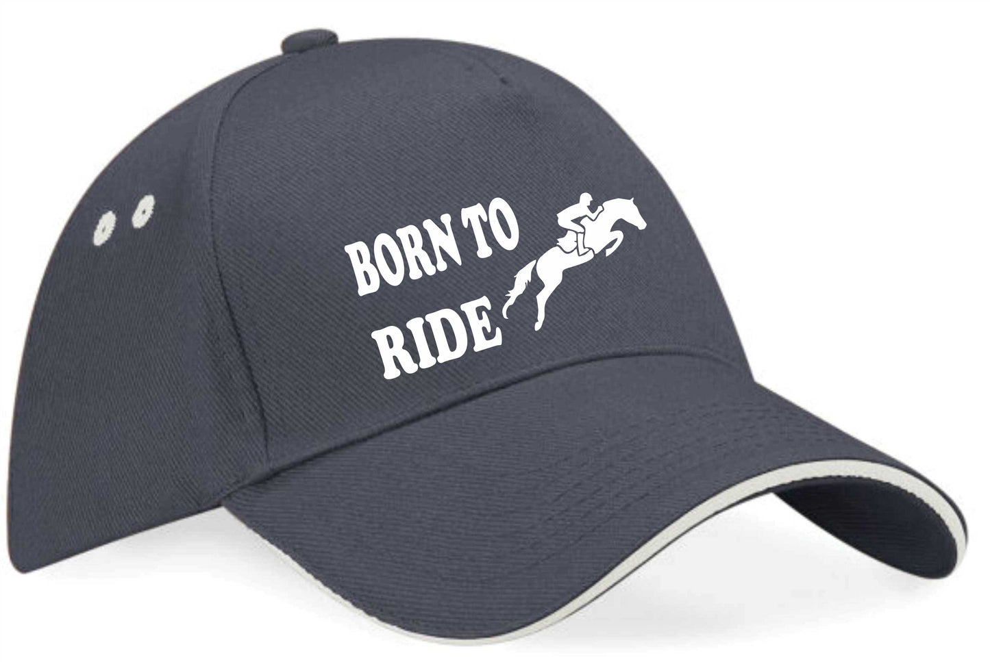 Born To Ride Baseball Cap Horse Riding Birthday Gift For Men & Women