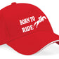 Born To Ride Baseball Cap Horse Riding Birthday Gift For Men & Women