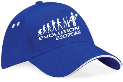 Evolution Of A Electrician Baseball Cap Worked Related Gift For Men & Women