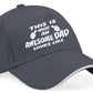 This Is What Awesome Dad Looks Like Baseball Cap Birthday Gift For Men