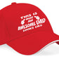 This Is What Awesome Dad Looks Like Baseball Cap Birthday Gift For Men