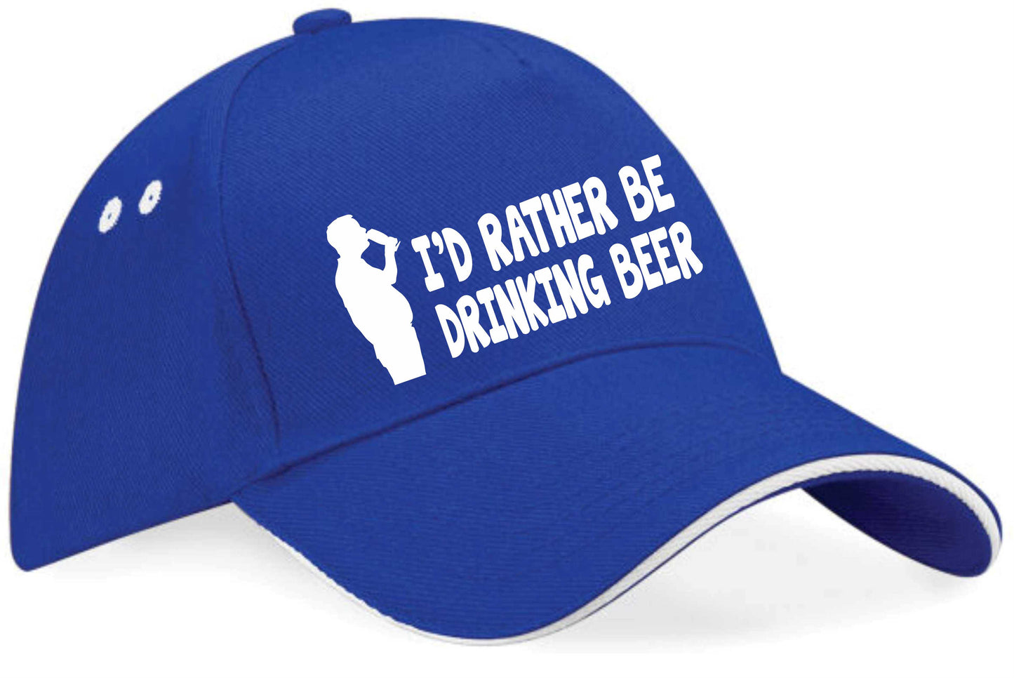I'd Rather Be Drinking Beer Baseball Cap Funny Birthday Gift For Men & Women