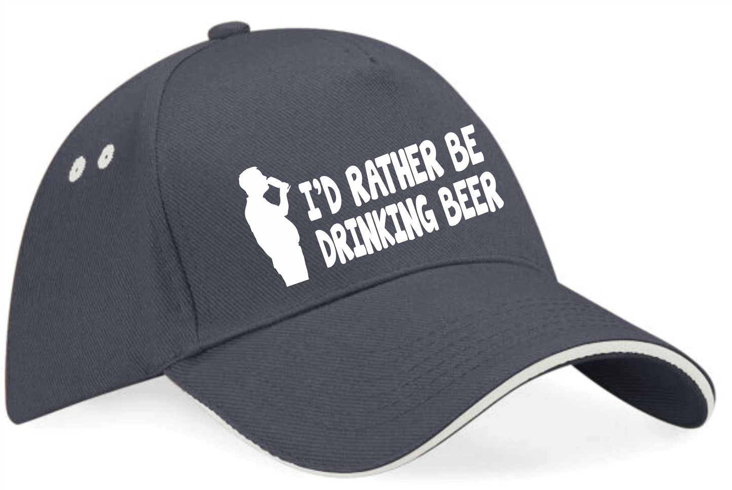 I'd Rather Be Drinking Beer Baseball Cap Funny Birthday Gift For Men & Women