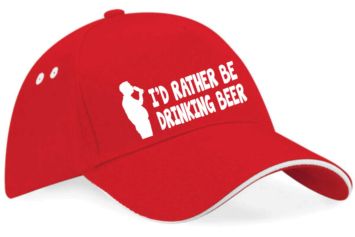 I'd Rather Be Drinking Beer Baseball Cap Funny Birthday Gift For Men & Women
