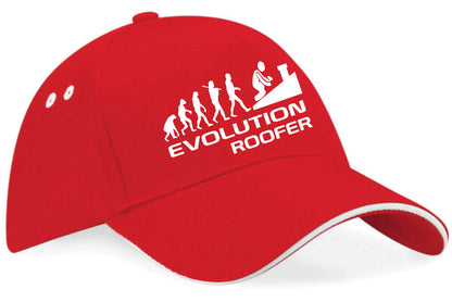 Evolution Of A Roofer Baseball Cap Funny Birthday Gift For Men & Women