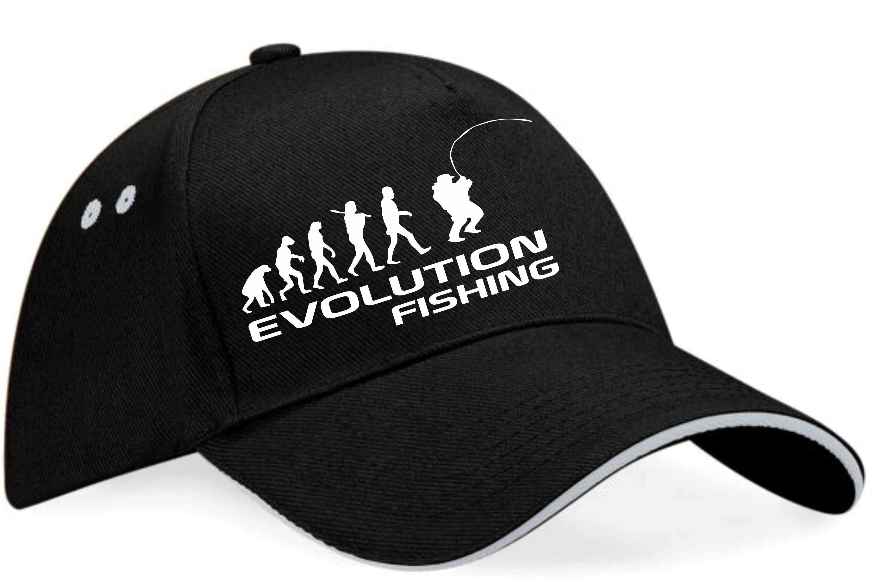 Evolution Of Fishing Baseball Cap Anglers Birthday Gift For Men & Wome ...