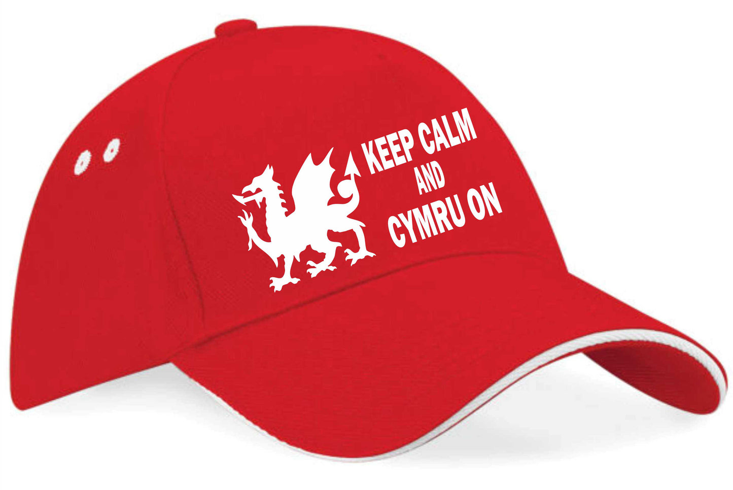 Keep Calm & Cymru On Baseball Cap Welsh Birthday Gift For Men & Women