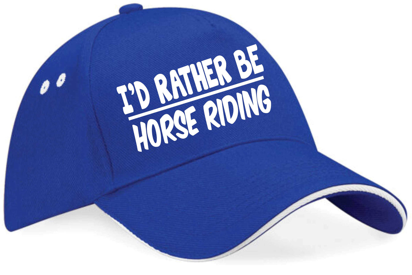 I'd Rather Be Horse Riding Baseball Cap Funny Birthday Gift For Men & Women