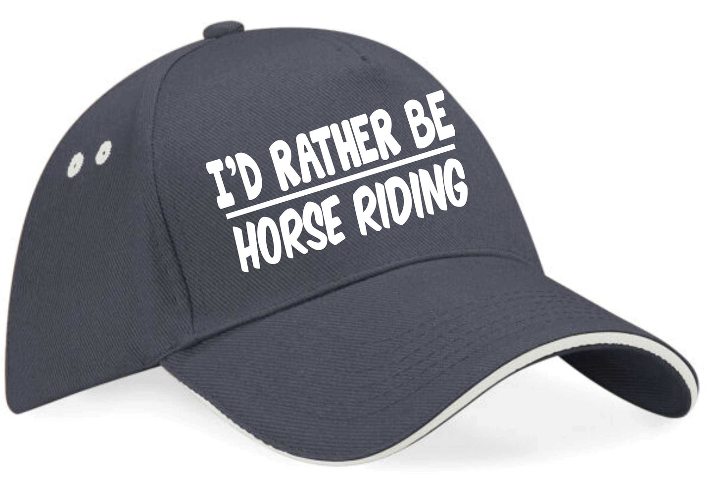 I'd Rather Be Horse Riding Baseball Cap Funny Birthday Gift For Men & Women